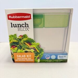 Rubbermaid LunchBlox Salad Kit - Green and Clear
